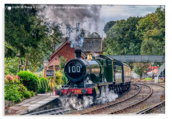 Great Western Railway Engine 2857 - 100th Birthday Acrylic by Steve H Clark