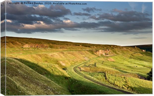 Rosedale at Sunset Canvas Print by Richard Burdon