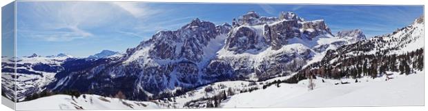 Epic Sella Massif Canvas Print by Andy Armitage
