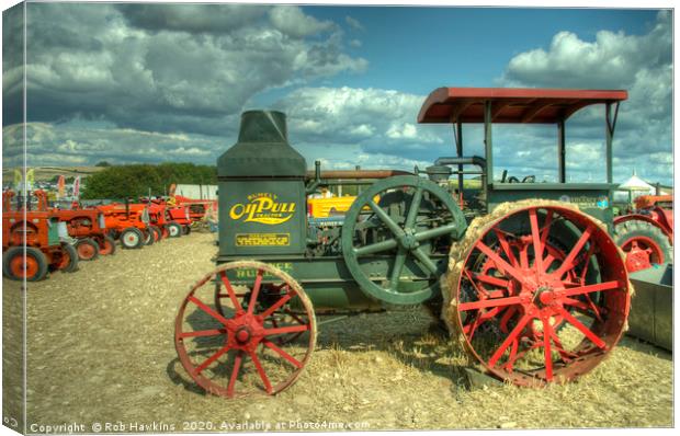 The Rumely Oil Pull  Canvas Print by Rob Hawkins