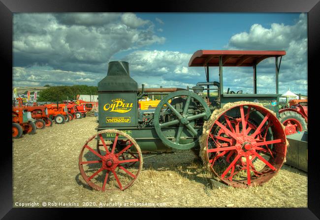 The Rumely Oil Pull  Framed Print by Rob Hawkins