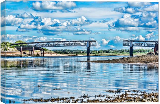 The Bridge of Scottish Invention Canvas Print by Valerie Paterson