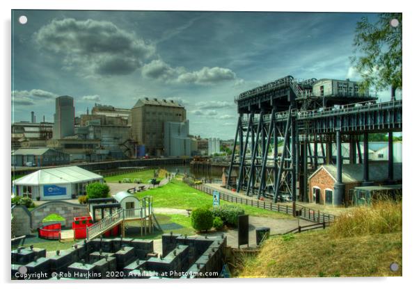 The Anderton Lift  Acrylic by Rob Hawkins