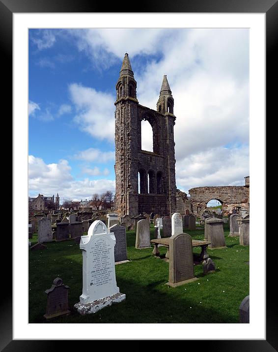 St Andrews Cathedral Framed Mounted Print by Mark Malaczynski