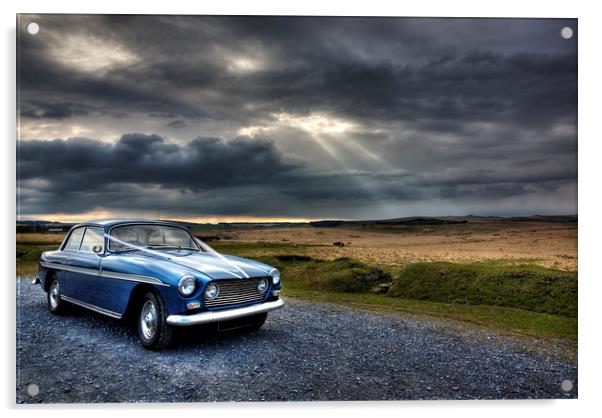 Bristol Luxury Car Acrylic by Maggie McCall