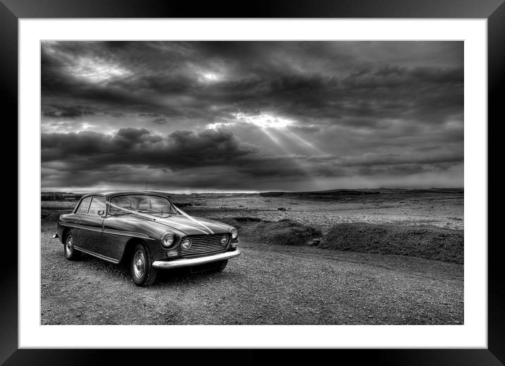 BRISTOL LUXURY CAR Framed Mounted Print by Maggie McCall