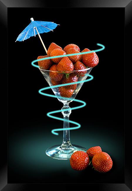 Fruit Cocktail Framed Print by Alice Gosling