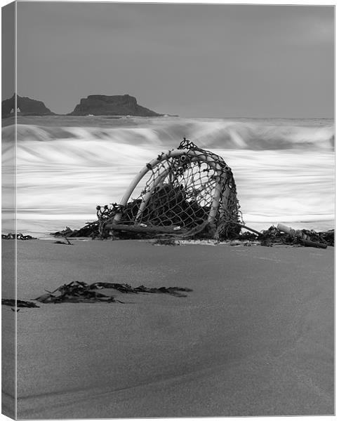 Crab Basket drifting Canvas Print by Keith Thorburn EFIAP/b