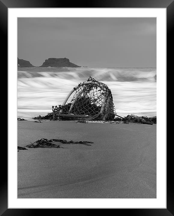 Crab Basket drifting Framed Mounted Print by Keith Thorburn EFIAP/b