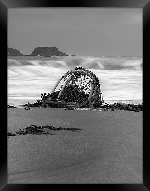 Crab Basket drifting Framed Print by Keith Thorburn EFIAP/b