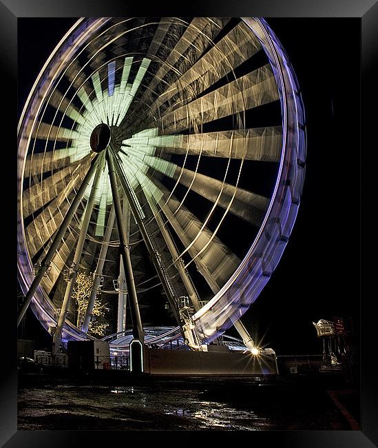 Catherine Wheel Framed Print by Wayne Molyneux