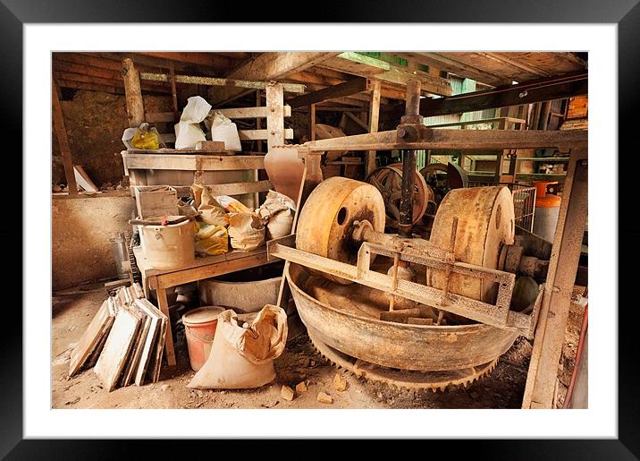 Pottery Workshop Framed Mounted Print by Stephen Mole