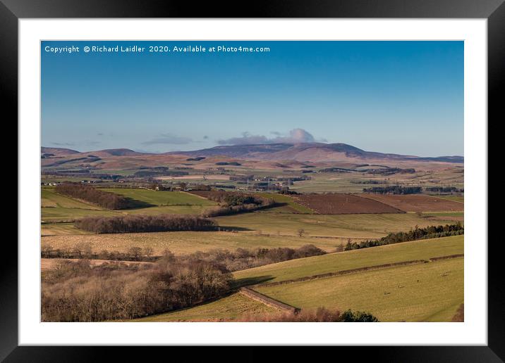 The Cheviot, Northumberland Framed Mounted Print by Richard Laidler