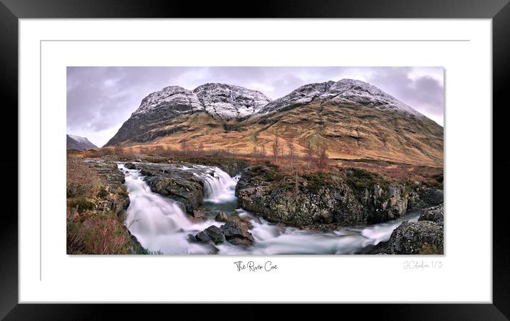 The River Coe Framed Mounted Print by JC studios LRPS ARPS