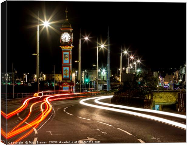 Traffic in Weymouth Canvas Print by Paul Brewer