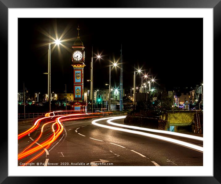 Traffic in Weymouth Framed Mounted Print by Paul Brewer