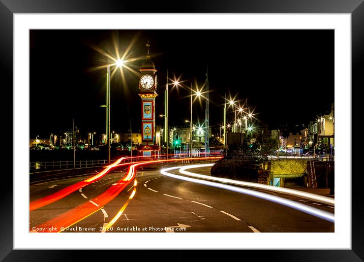 Heavy Traffic Framed Mounted Print by Paul Brewer