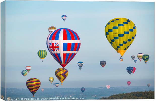 Balloons Canvas Print by Paul Brewer