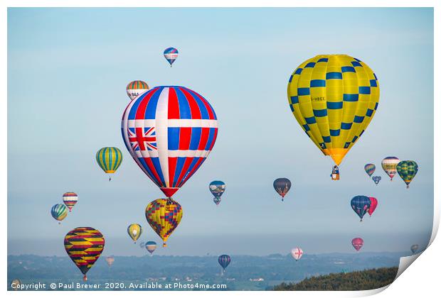 Balloons Print by Paul Brewer