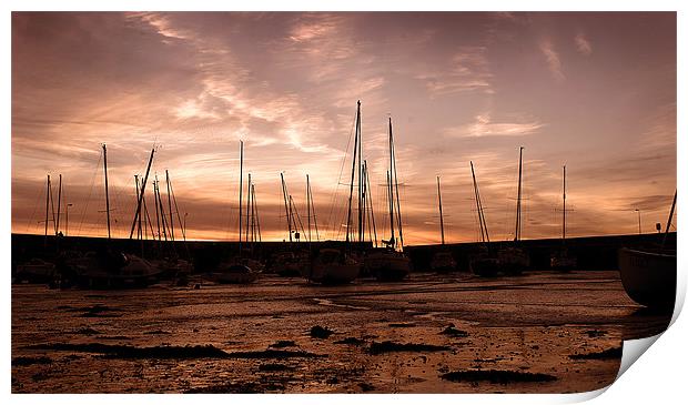 Musselburgh Harbour Print by Keith Thorburn EFIAP/b