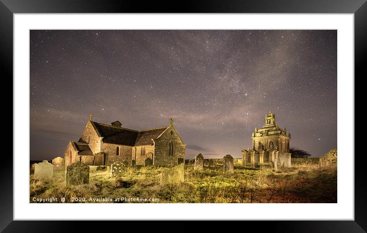 St Andrew’s at Night Framed Mounted Print by Gary Clarricoates
