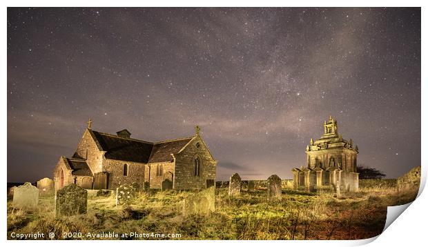 St Andrew’s at Night Print by Gary Clarricoates