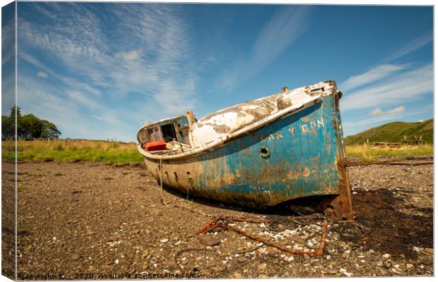 Abandoned lifeboat Canvas Print by Scott K Marshall