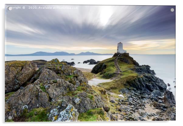 Ynys Llanddwyn Acrylic by Ian Haworth