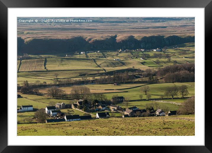 Newbiggin and Holwick, Upper Teesdale Framed Mounted Print by Richard Laidler