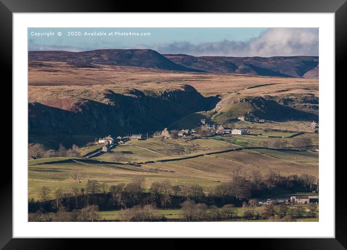 Holwick, Upper Teesdale Framed Mounted Print by Richard Laidler