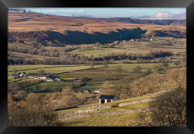 Over to Holwick, Teesdale Framed Print by Richard Laidler