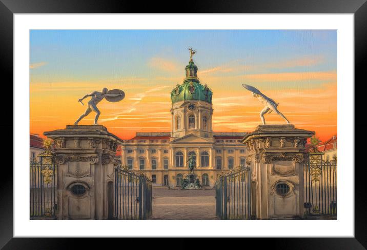 Charlottenburg Palace Berlin, Framed Mounted Print by Robert Deering