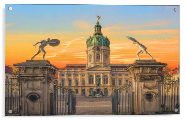 Charlottenburg Palace Berlin, Acrylic by Robert Deering