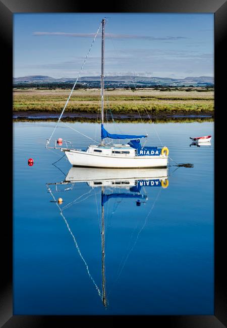 Riada at Irvine Harbour Framed Print by Valerie Paterson