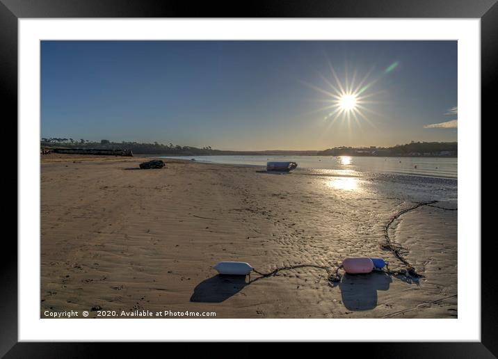 Instow Beach Sunshine Framed Mounted Print by Rob Hawkins