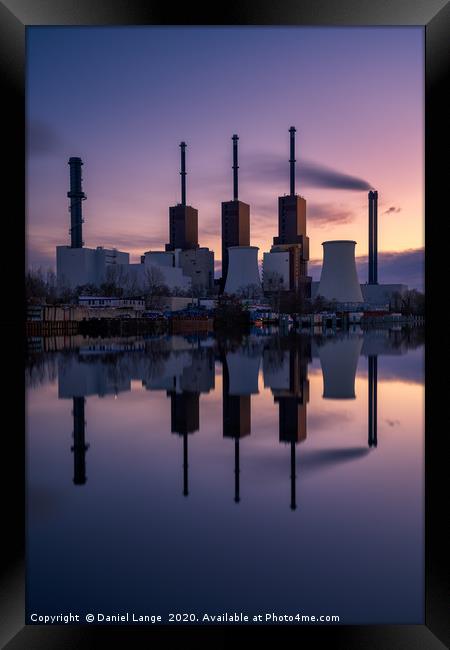 Fossil fuel power station in Berlin, Germany Framed Print by Daniel Lange