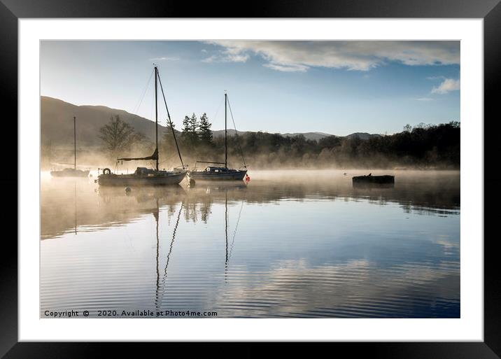 Loch Ness Mist Framed Mounted Print by Scott K Marshall
