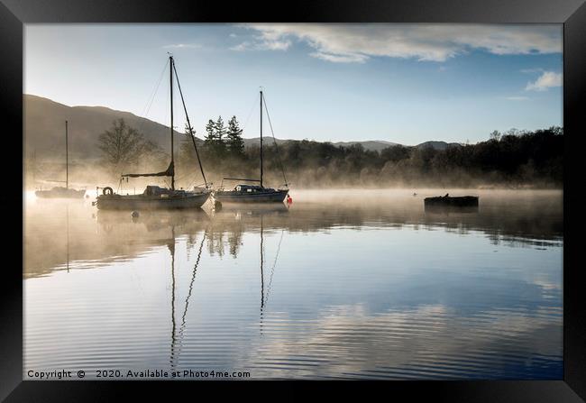 Loch Ness Mist Framed Print by Scott K Marshall