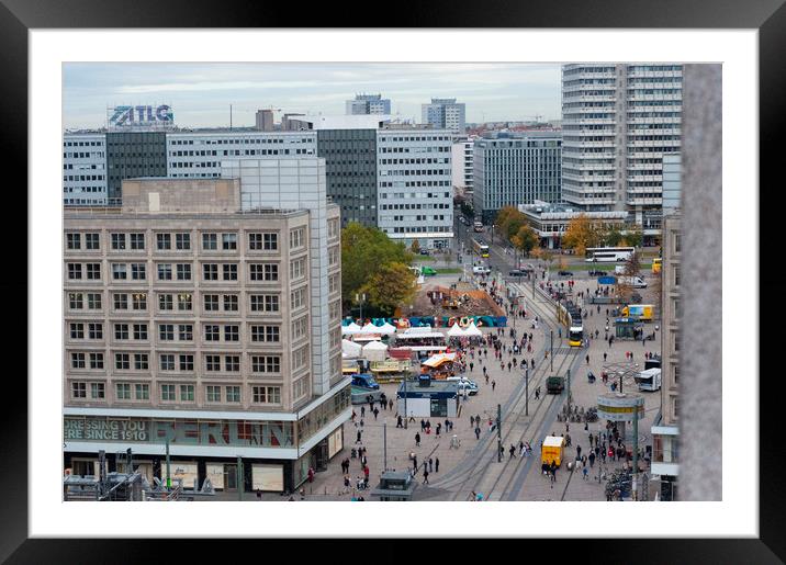 Berlin cityscape Framed Mounted Print by Ian M