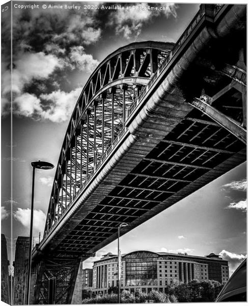 Tyne Bridge, Newcastle upon Tyne Canvas Print by Aimie Burley