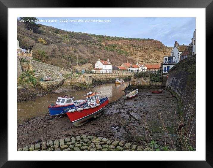 Staithes, North Yorkshire Framed Mounted Print by Aimie Burley
