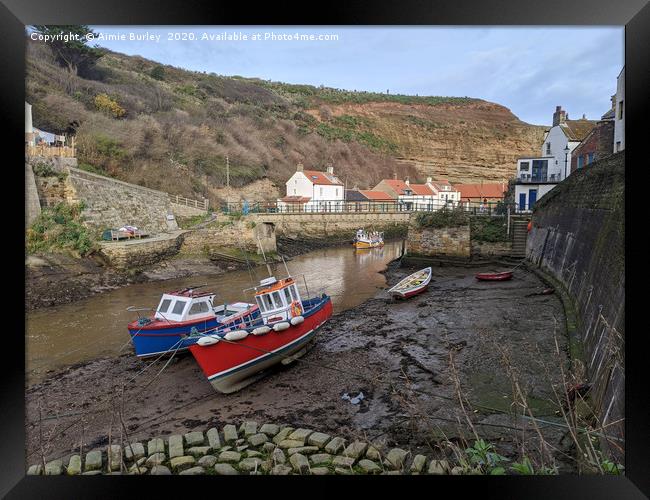 Staithes, North Yorkshire Framed Print by Aimie Burley