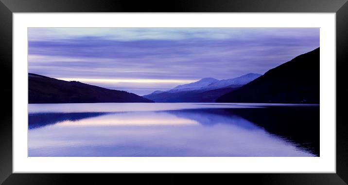 Serene Sunset over Loch Tay Framed Mounted Print by Stuart Jack