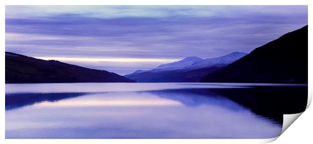 Serene Sunset over Loch Tay Print by Stuart Jack