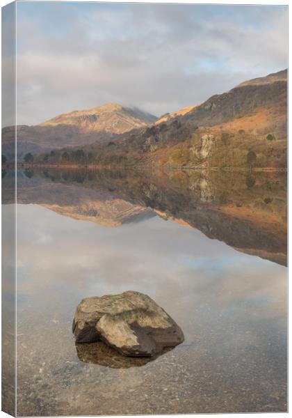 Welsh Mountain Reflections Canvas Print by Natures' Canvas: Wall Art  & Prints by Andy Astbury