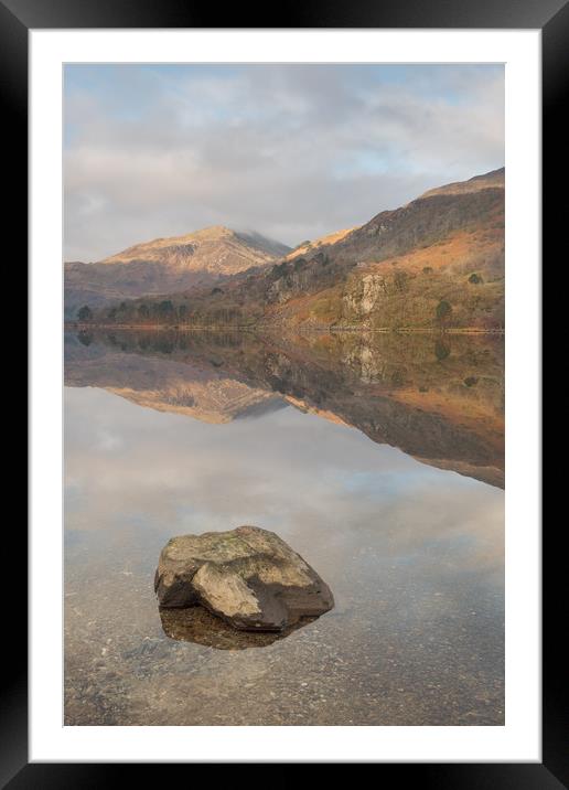 Welsh Mountain Reflections Framed Mounted Print by Natures' Canvas: Wall Art  & Prints by Andy Astbury