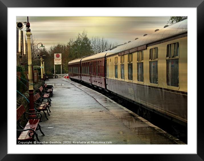 Bitton Railway Holt Framed Mounted Print by Heather Goodwin