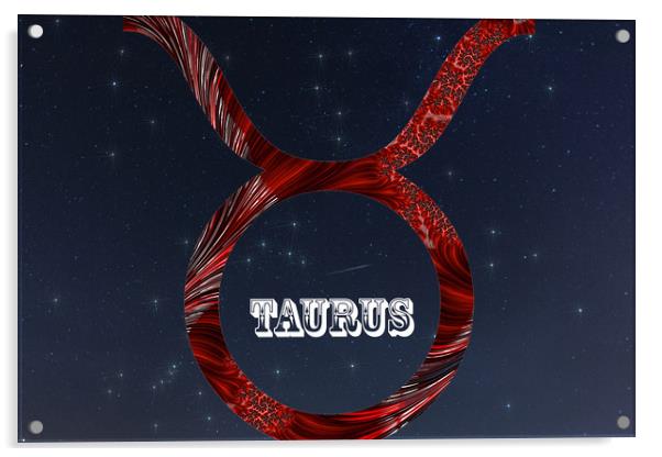 Taurus Acrylic by Steve Purnell