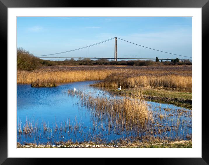 Far Ings Framed Mounted Print by Angela Cottingham