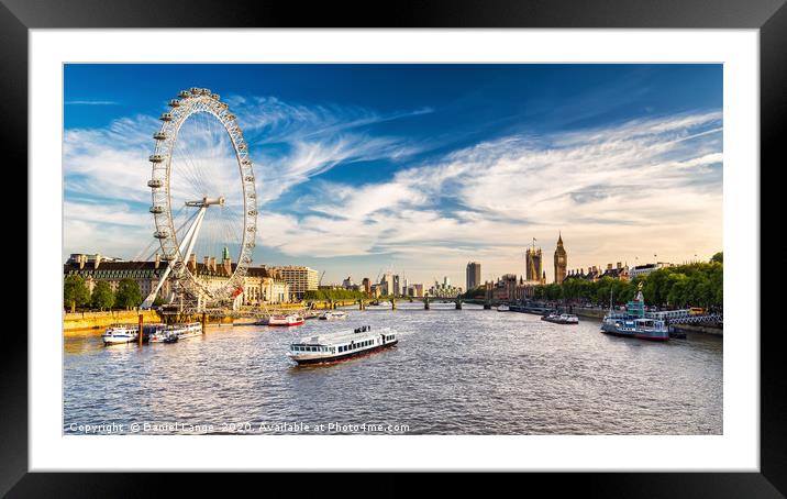 Summer in the City Framed Mounted Print by Daniel Lange